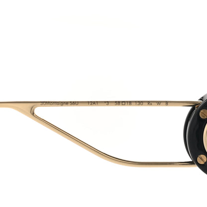 Christian Dior Acetate Square 30 Montaigne Sunglasses Black 7 of 8