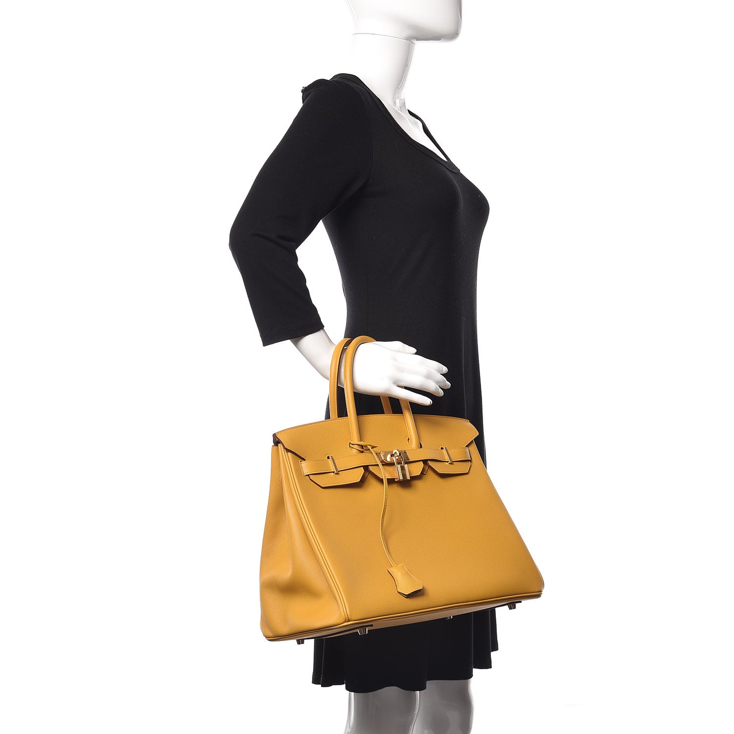 Epsom Birkin 35 Jaune