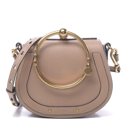 Chloe Calfskin Suede Small Nile Bracelet Bag Biscotti Beige 1 of 9
