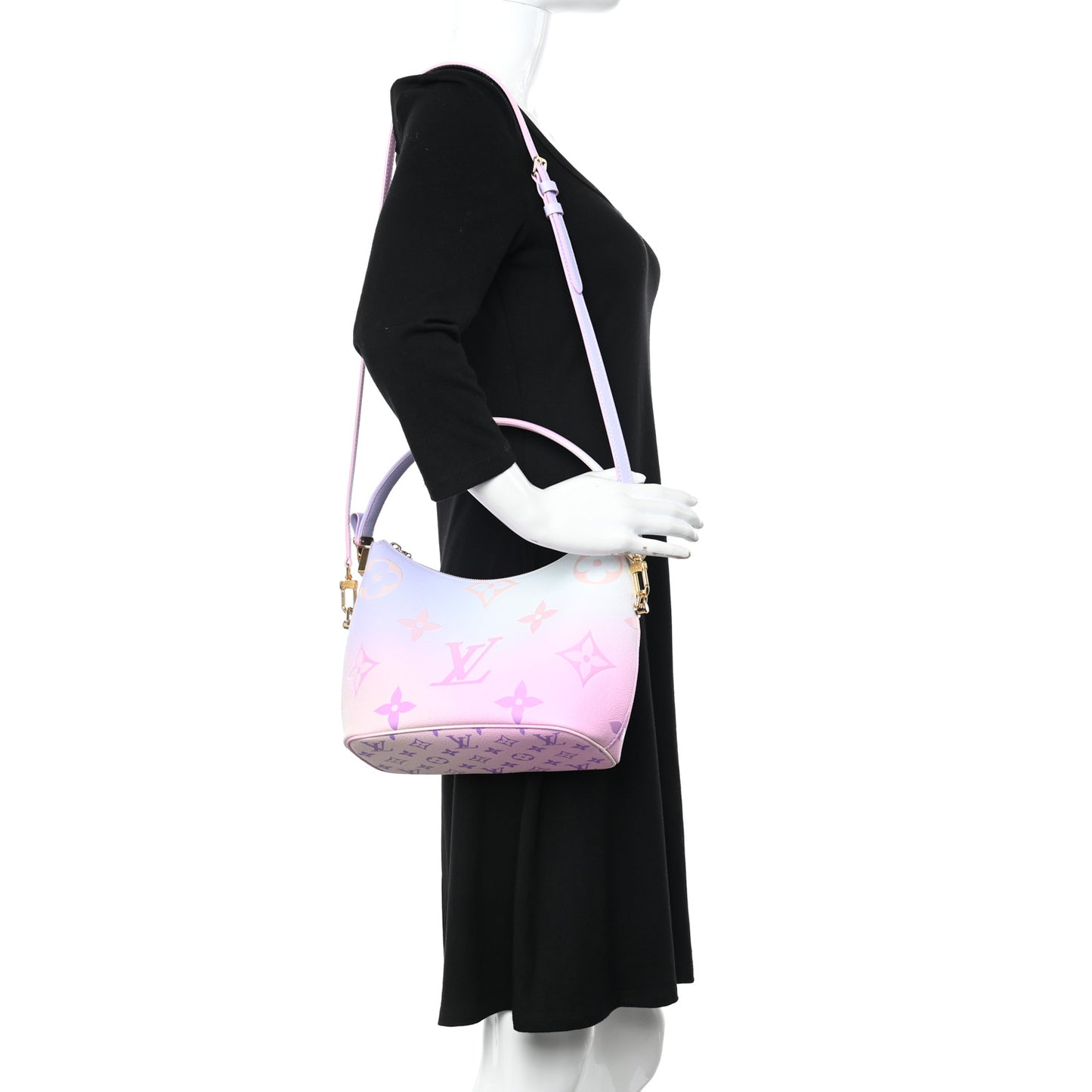 Monogram Giant Spring In The City Marshmallow Hobo PM Sunrise Pastel