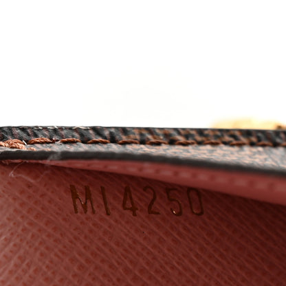 Louis Vuitton Damier Ebene Recto Verso Card Holder Rose Ballerine 8 of 10