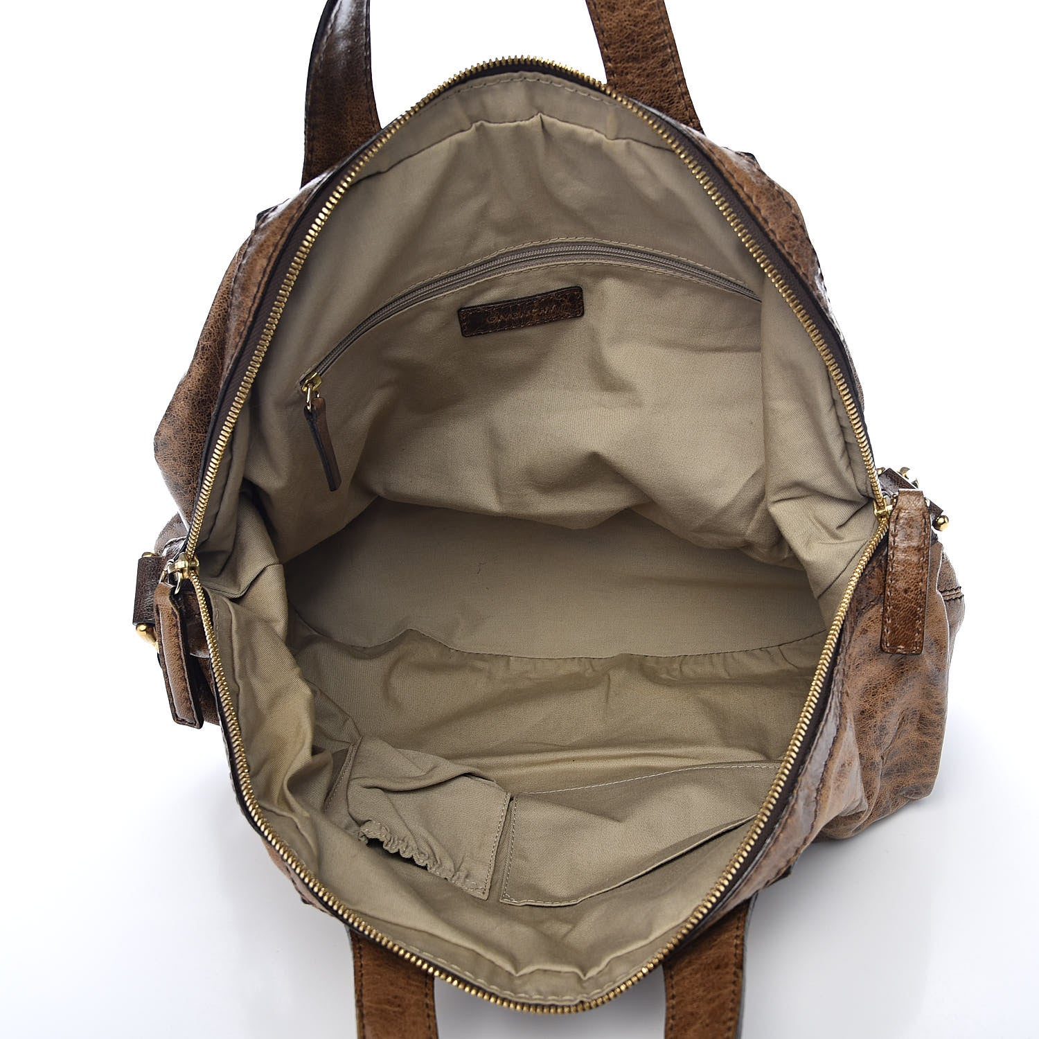 Givenchy Crackled Calfskin Medium Nightingale Light Brown 5 of 10