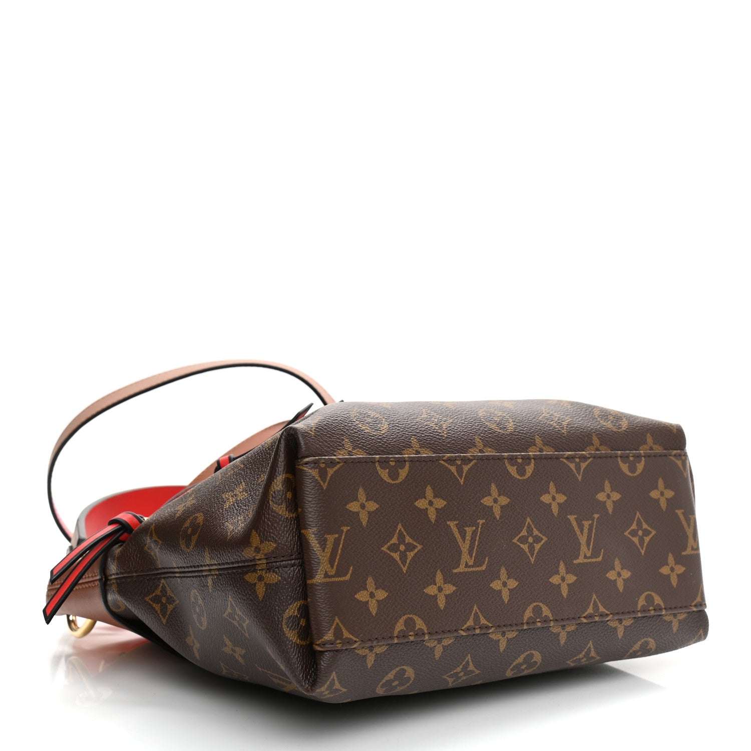 Louis Vuitton Monogram Tuileries Besace Caramel Rouge 4 of 12