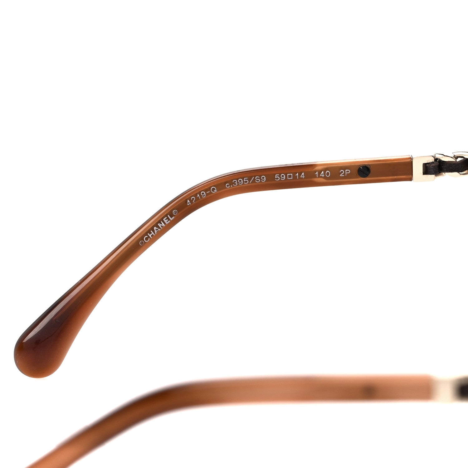 Chanel Metal Polarized Pilot Winter Sunglasses 4219-Q Brown 5 of 7