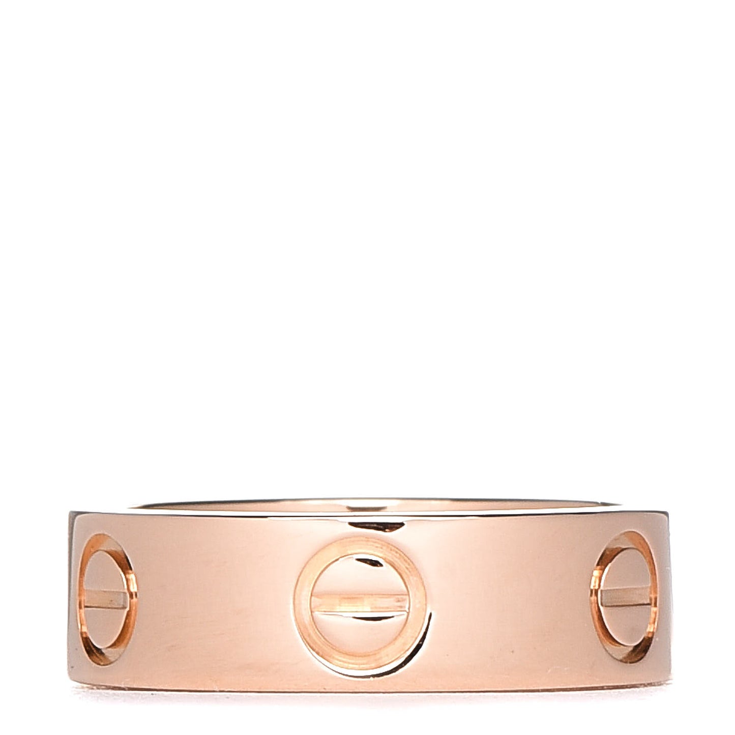 18K Pink Gold 5.5mm LOVE Ring 49 4.75