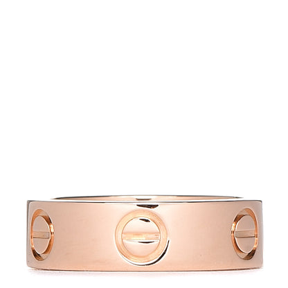 Cartier 18K Pink Gold 5.5mm LOVE Ring 49 4.75 1 of 4