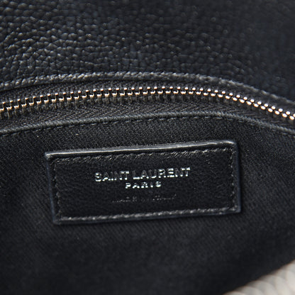 Saint Laurent Grained Calfskin Baby Sac De Jour Souple Black 5 of 9