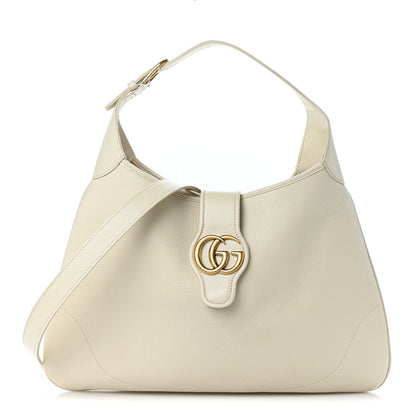 Gucci Goatskin Large Aphrodite Shoulder Bag Mystic White 1 of 8