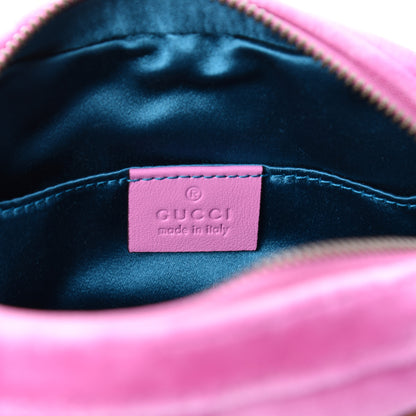 Gucci Velvet Matelasse Marquise Crystals GG Marmont Belt Bag 95 38 Malva 8 of 11