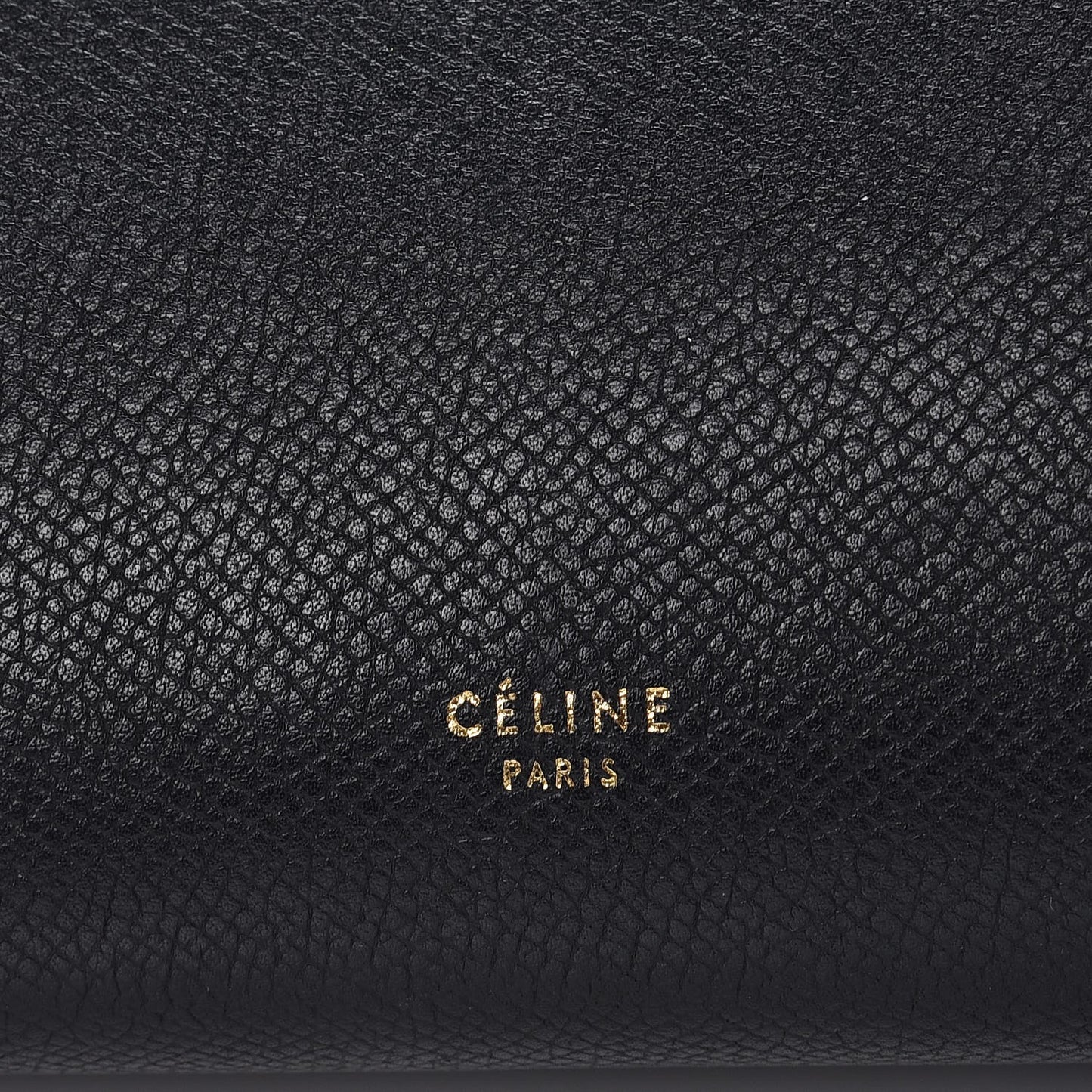 Grained Calfskin Mini Belt Bag Black