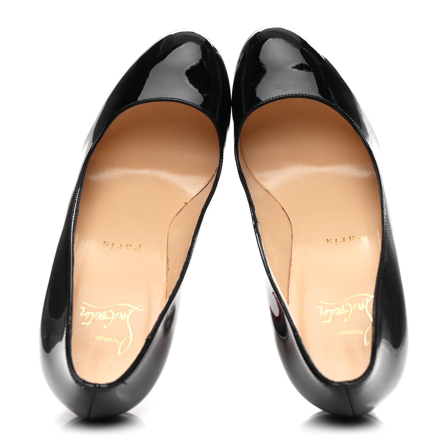 Christian Louboutin Patent Bianca 140 Pumps 37.5 Black 2 of 11
