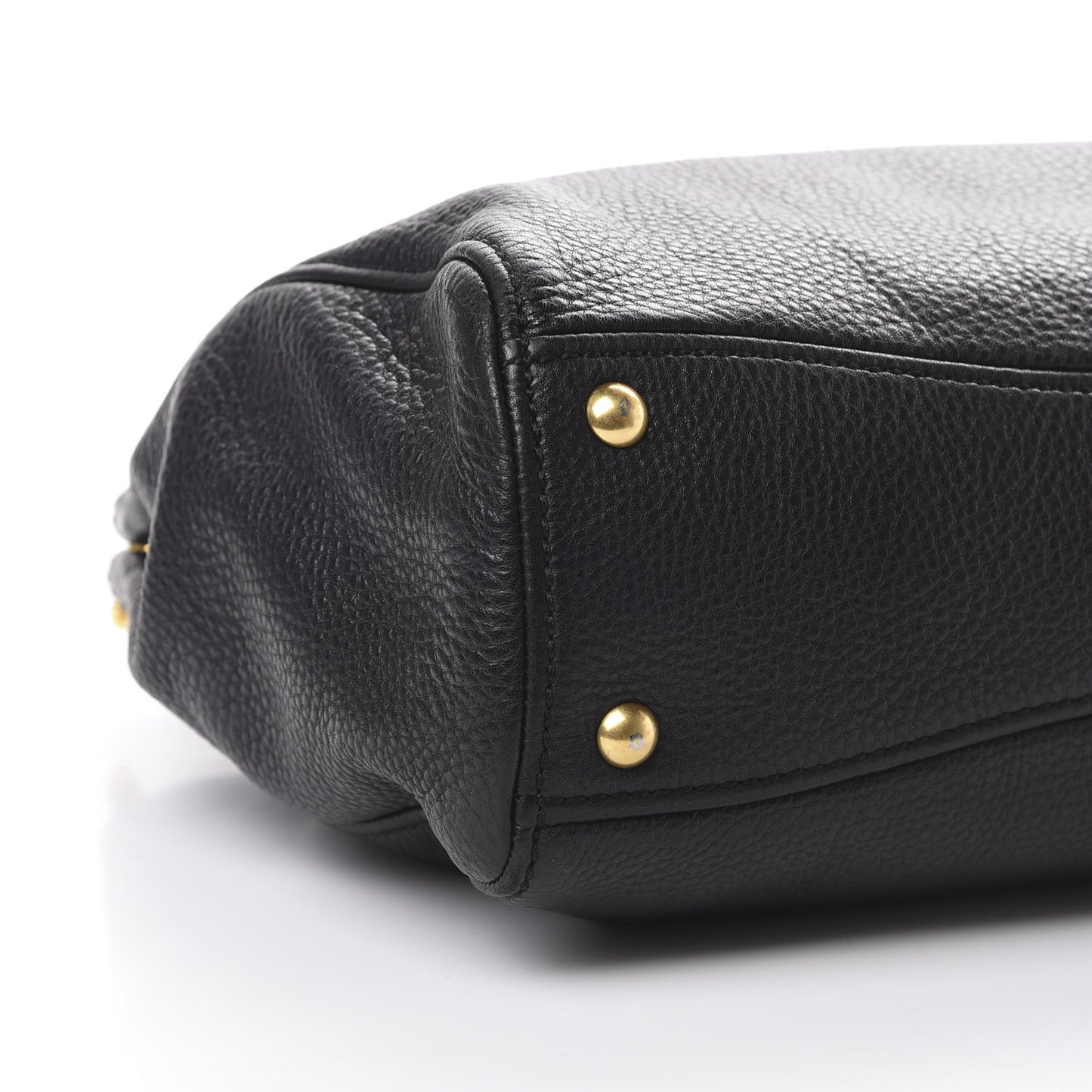 Vitello Daino Tote Black