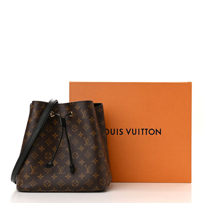 Louis Vuitton Monogram Neonoe MM Black 10 of 10