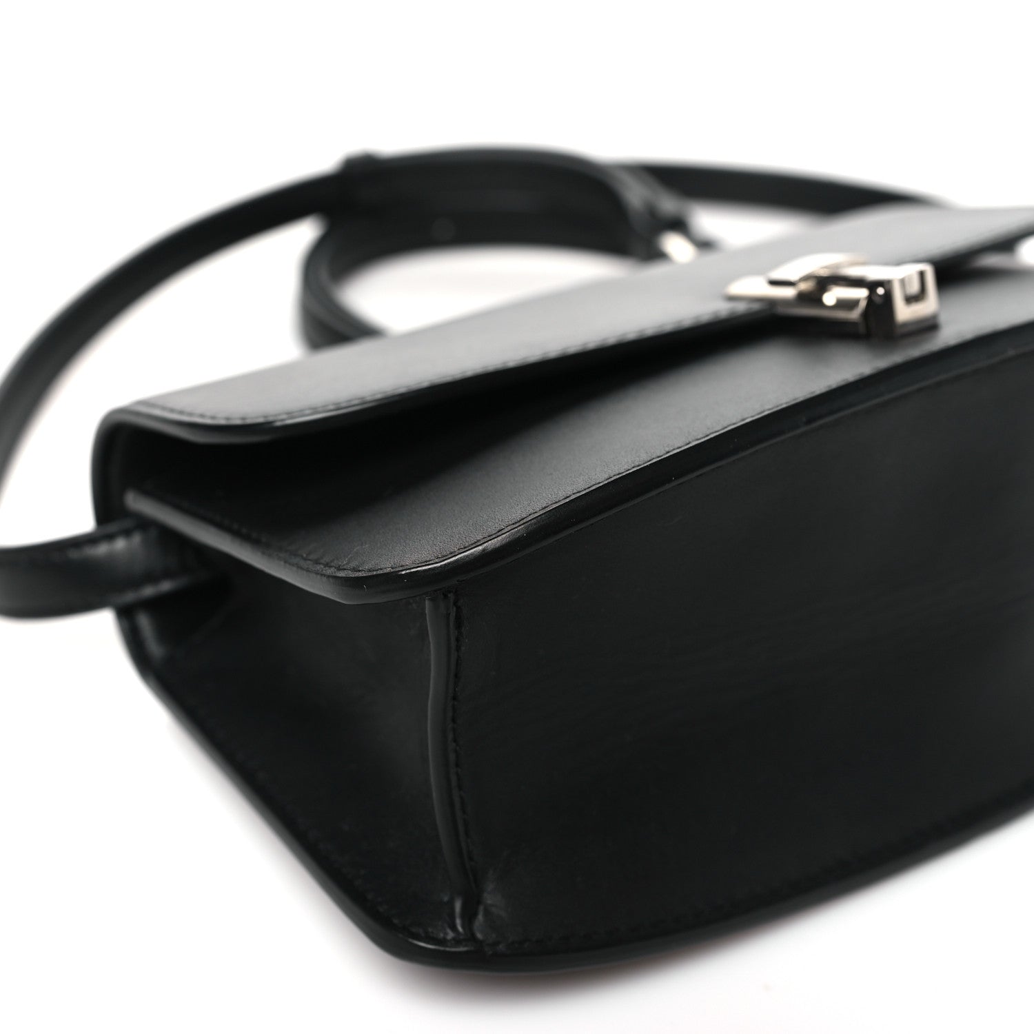 The Row Smooth Calfskin The Sofia E/W Crossbody Black 8 of 9
