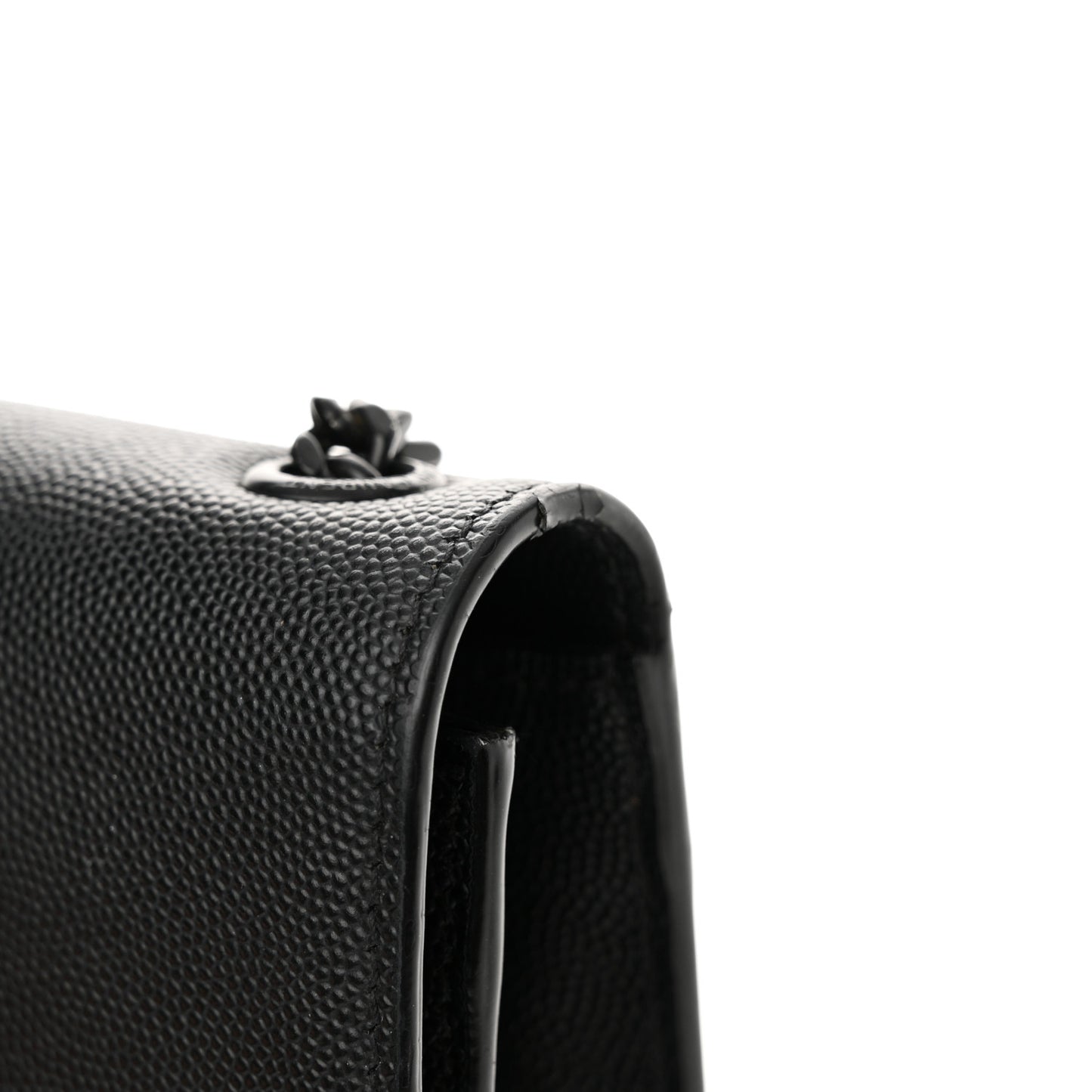 Grain De Poudre Small Monogram Monochrome Kate Satchel Black