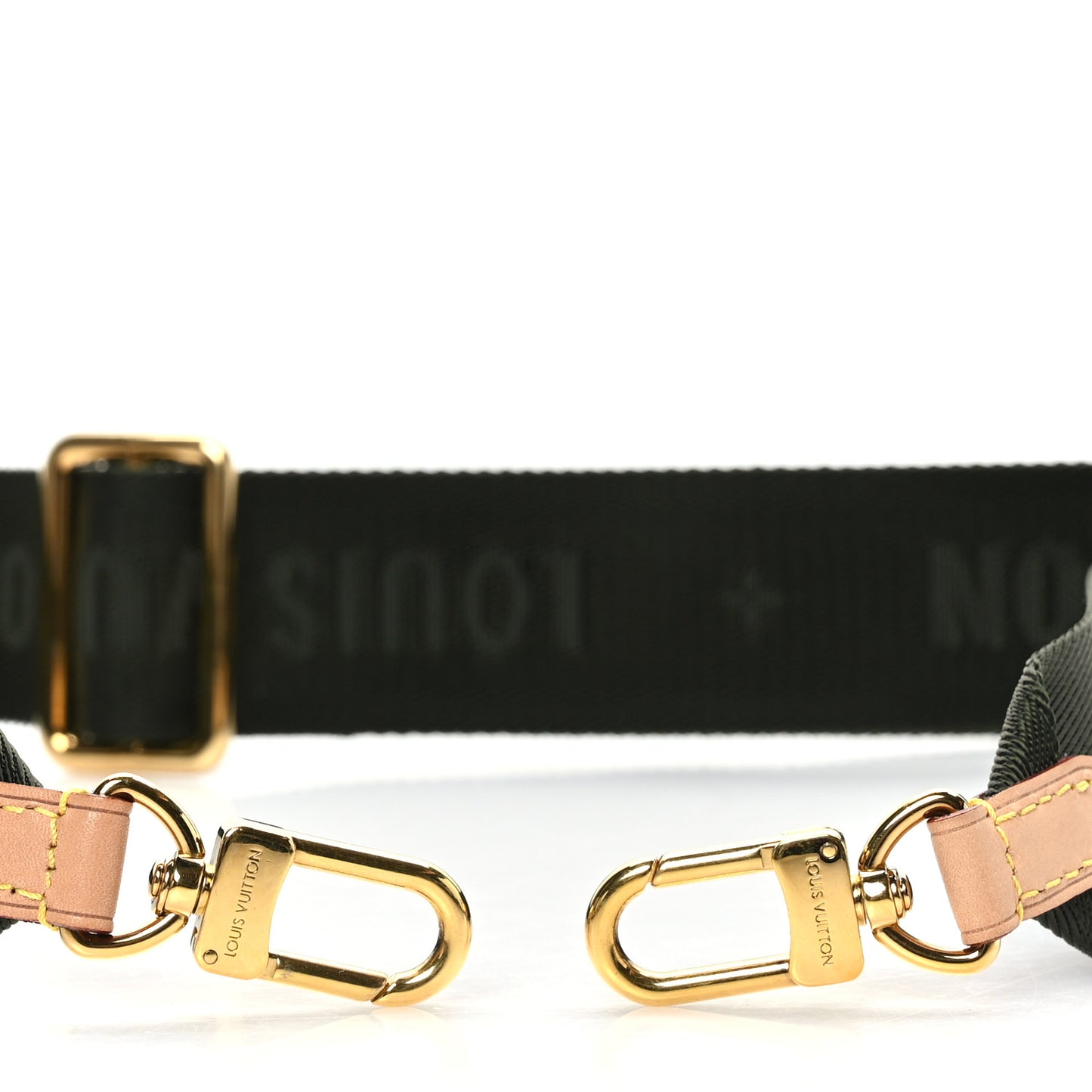 Monogram New Wave Multi Pochette Accessories Shoulder Strap Khaki