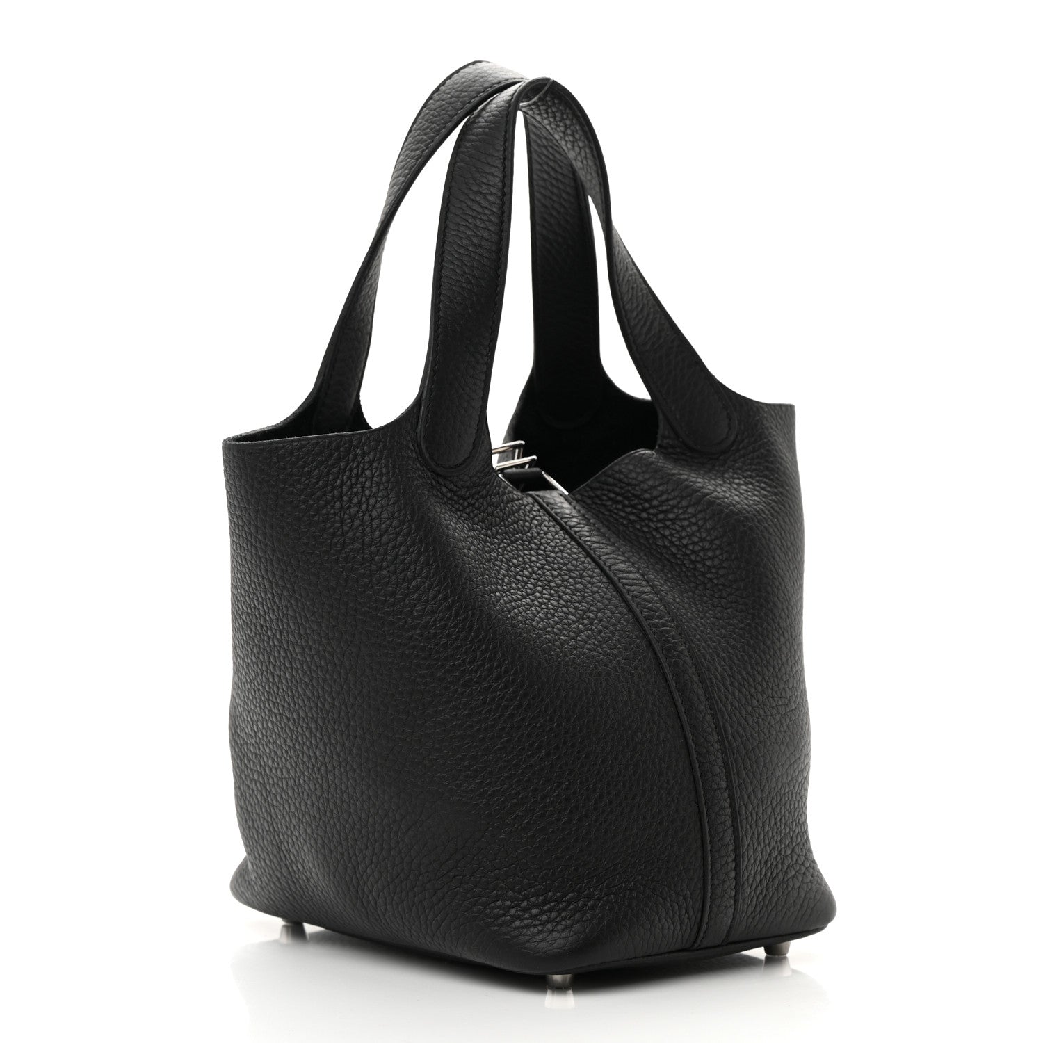 Hermes Taurillon Clemence Picotin Lock 18 PM Black 3 of 13
