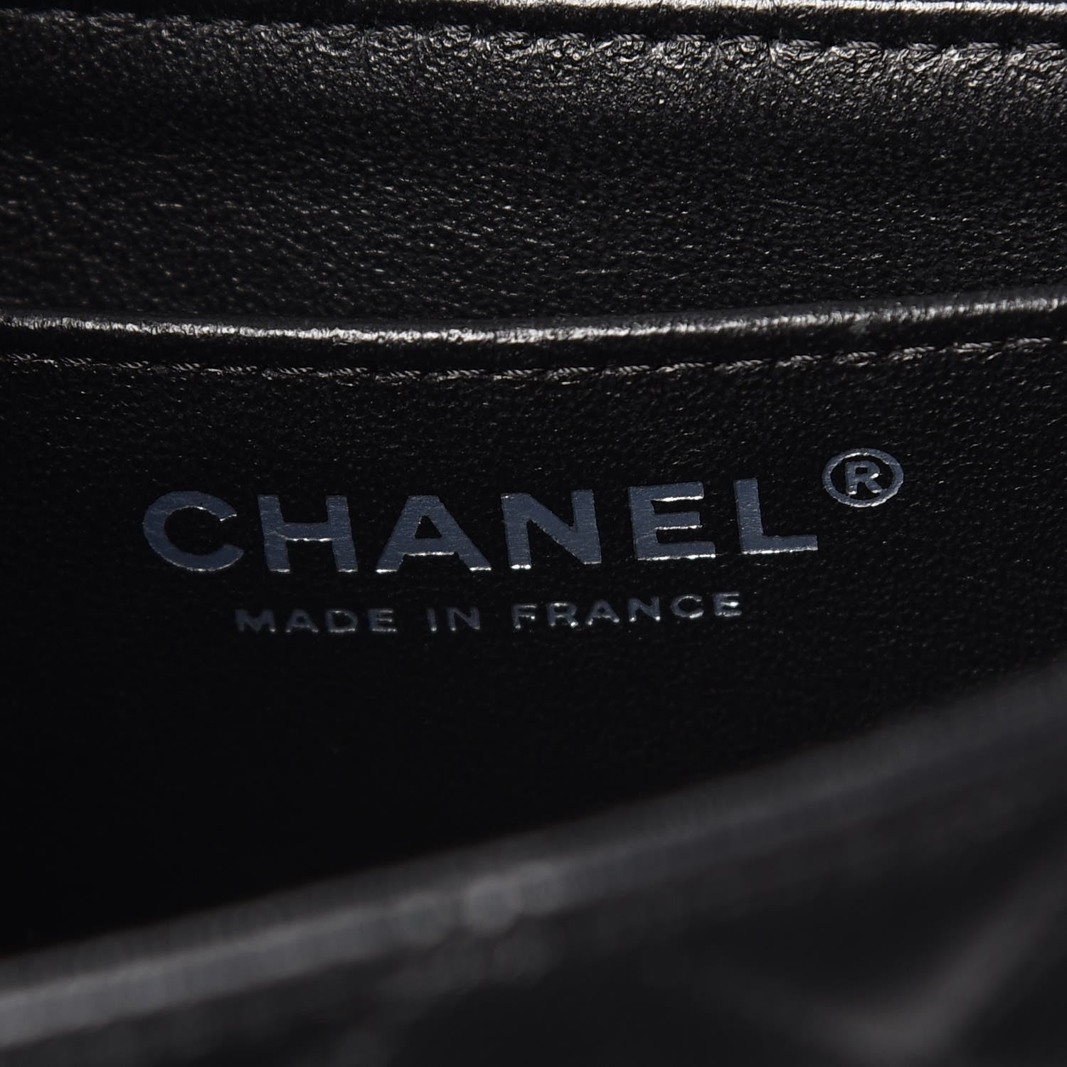 Chanel Lambskin Quilted Mini Rectangular Flap Black 9 of 11