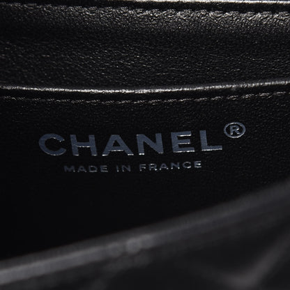 Chanel Lambskin Quilted Mini Rectangular Flap Black 9 of 11
