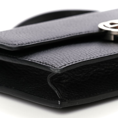 Gucci Dollar Calfskin Interlocking G Chain Wallet Black 8 of 19