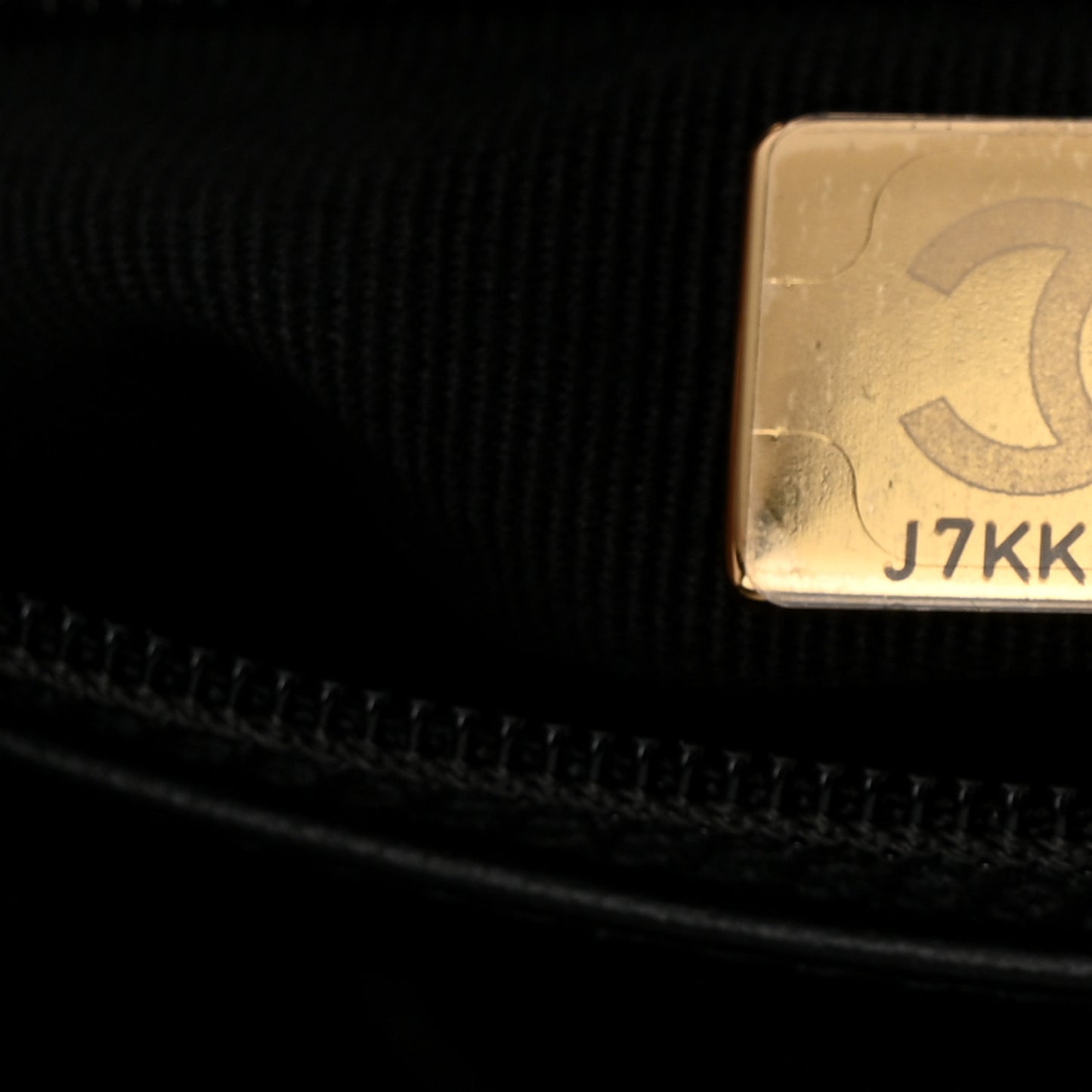 Shiny Aged Calfskin Quilted Nano Kelly Shopper Black