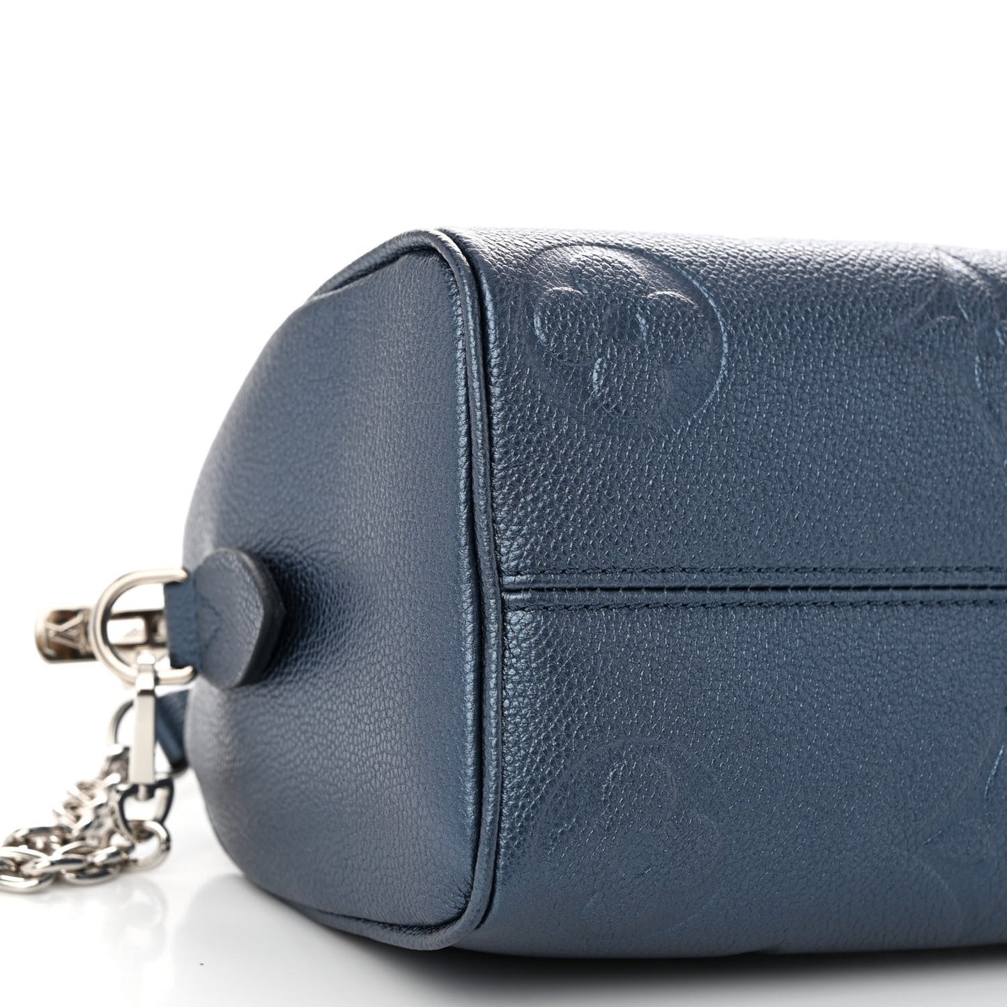 Metallic Empreinte Monogram Giant Speedy Bandouliere 20 Navy Nacre