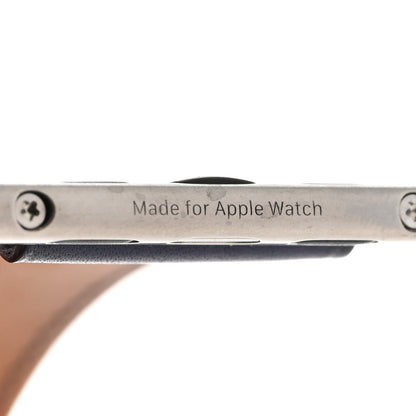 Hermes Swift Cavalleria Print 41mm Apple Watch Double Tour Strap Encre Beton 7 of 8