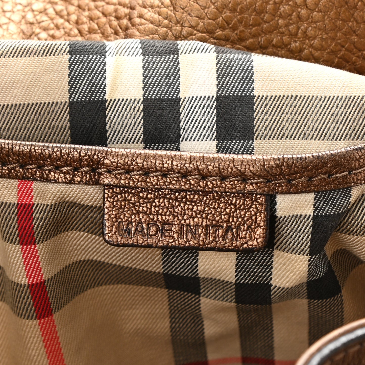 Grainy Calfskin Medium Golderton Tote Antique Gold