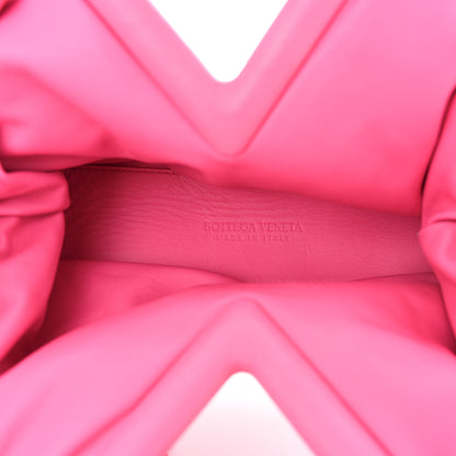 Bottega Veneta Boucle Curly Raffia The Point Triangle Bag Pink 5 of 11