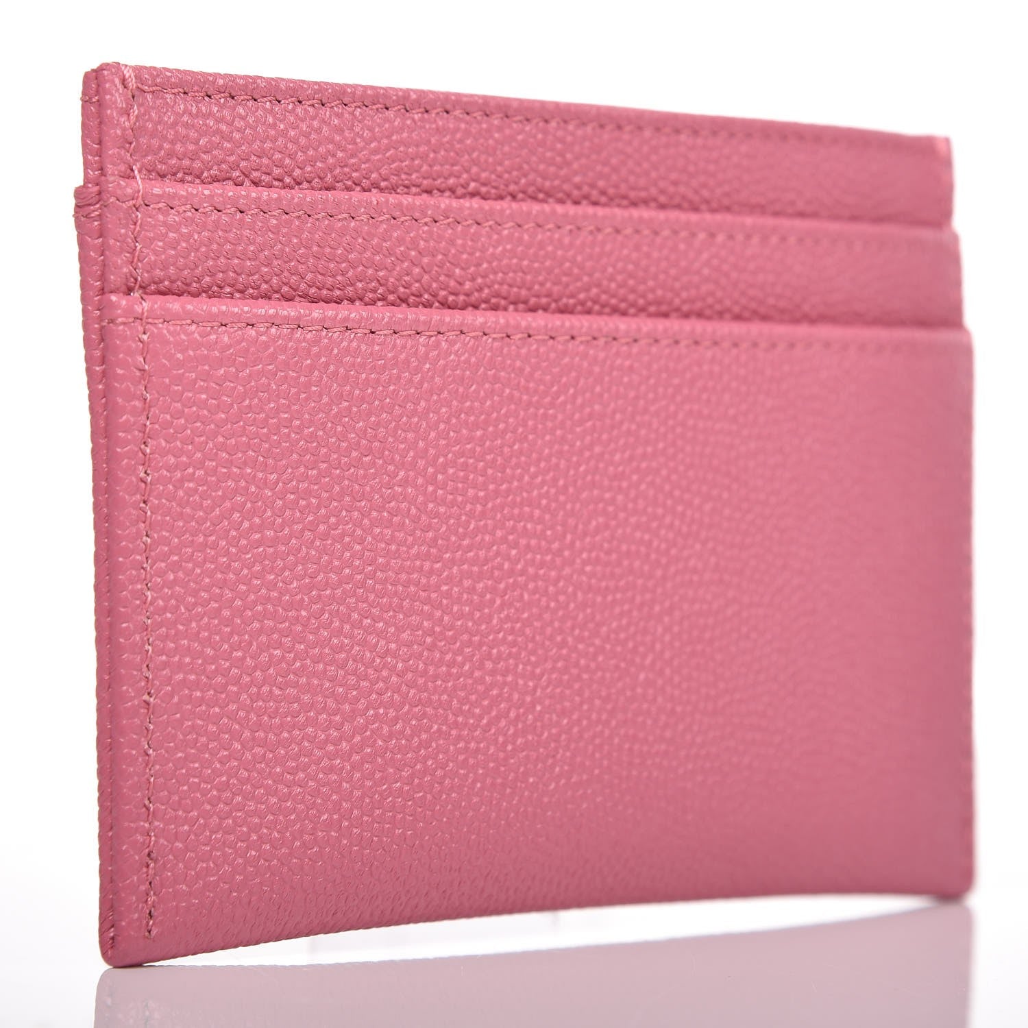 Chanel Caviar Timeless CC Card Holder Pink 3 of 9