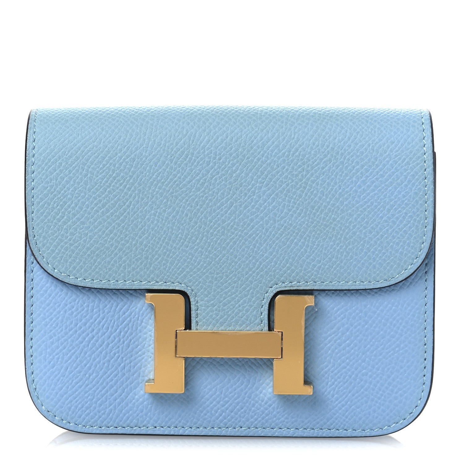 Hermes Epsom Constance Slim Wallet Celeste 1 of 10