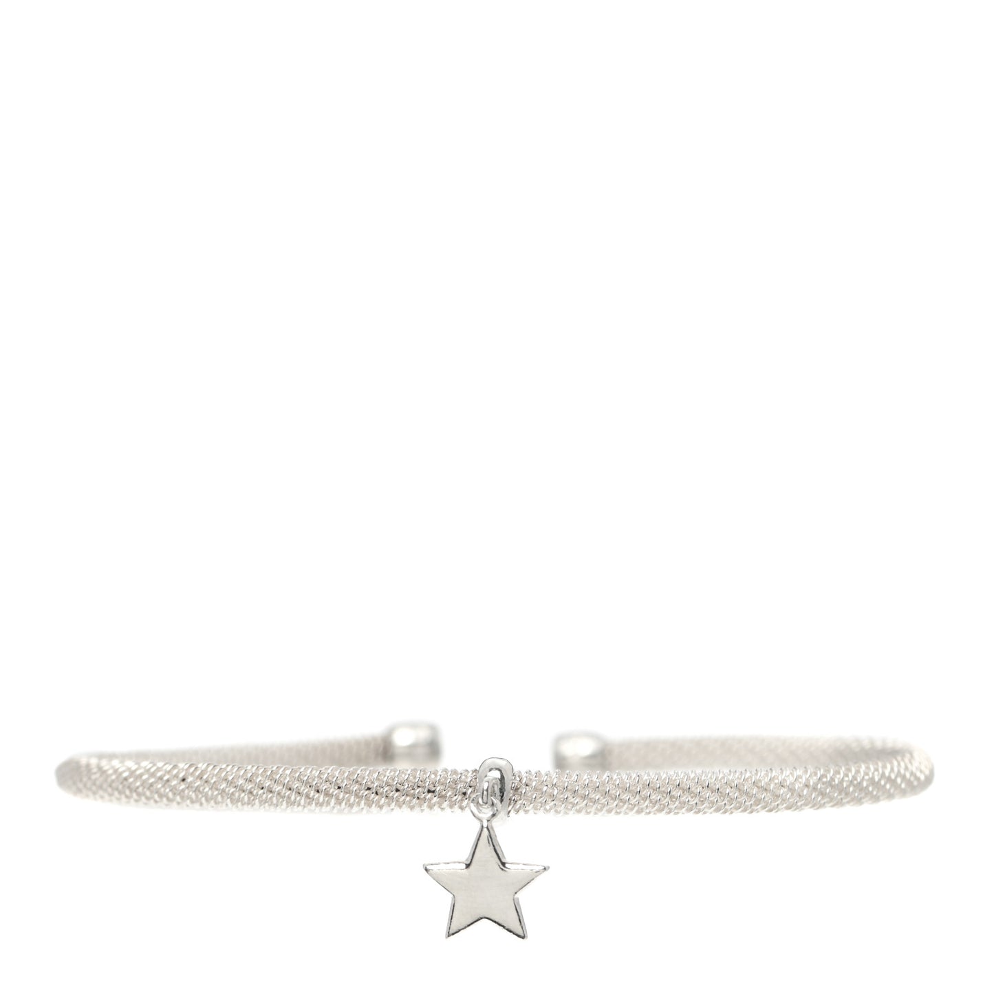 Sterling Silver Somerset Star Charm Cuff Bracelet