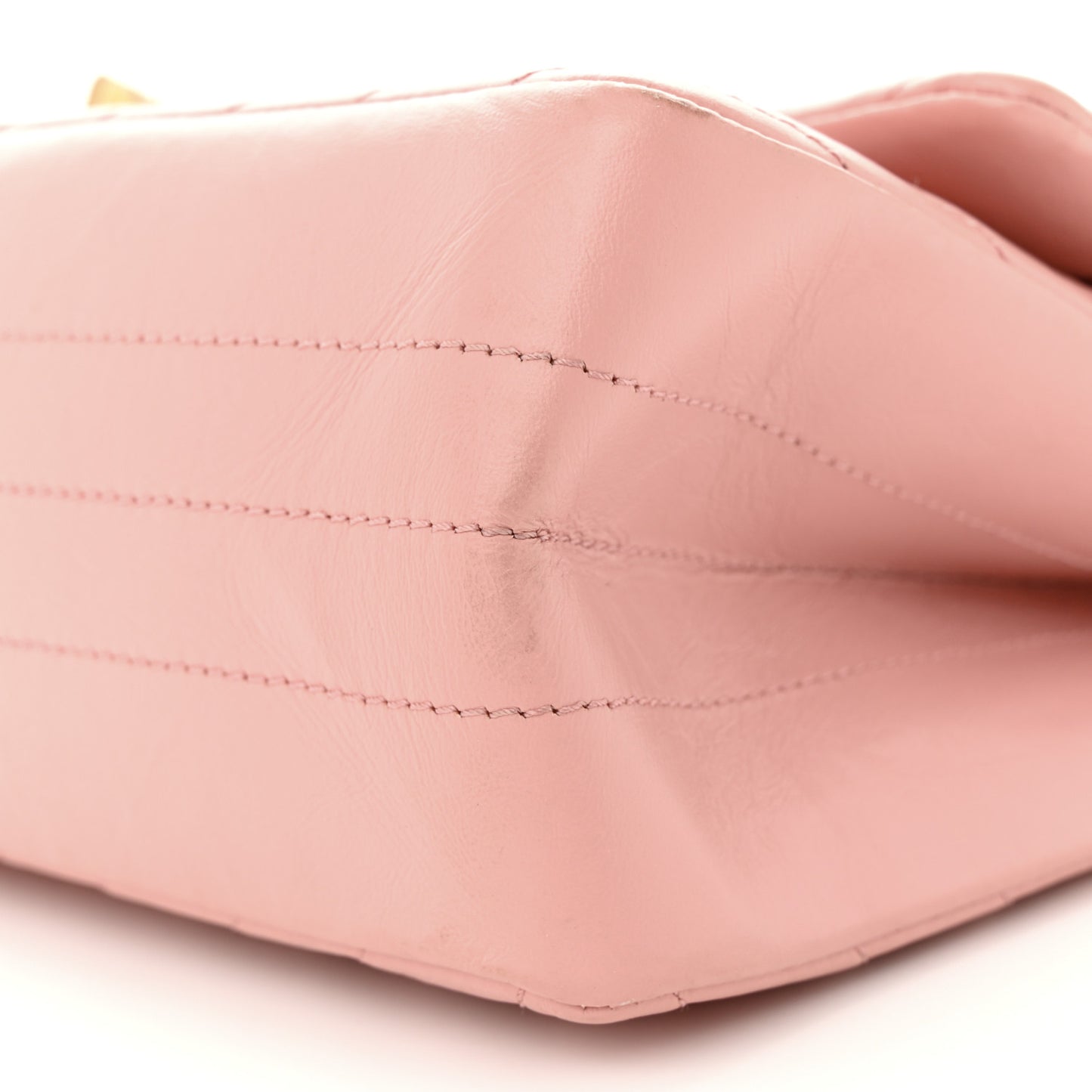 Aged Calfskin Chevron Quilted 2.55 Reissue 226 Flap Light Pink