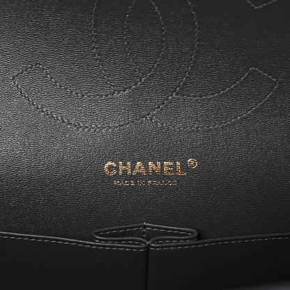 Chanel Caviar Quilted Jumbo Double Flap Dark Grey 6 of 10