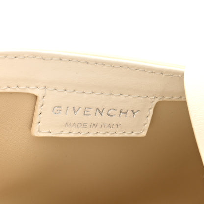 Givenchy Box Calfskin Mini Cut Out Shoulder Bag Ivory 7 of 10