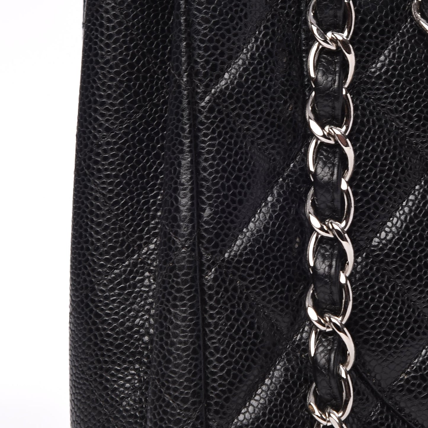 Caviar Quilted Maxi Double Flap Black