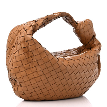 Bottega Veneta Nappa Intrecciato Teen Jodie Hobo Caramel 3 of 10