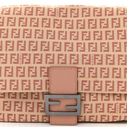 Fendi Zucchino Vitello Mama Baguette Beige Bruciato Bois de Rose 8 of 10
