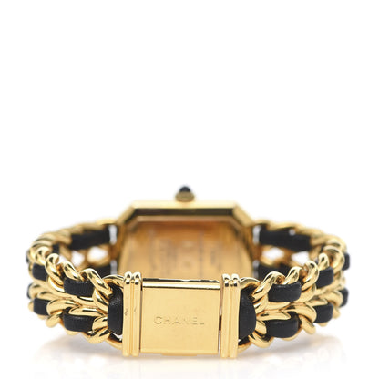 Chanel Stainless Steel Lambskin 20mm Chain Premiere Quartz Watch Gold M 4 of 6