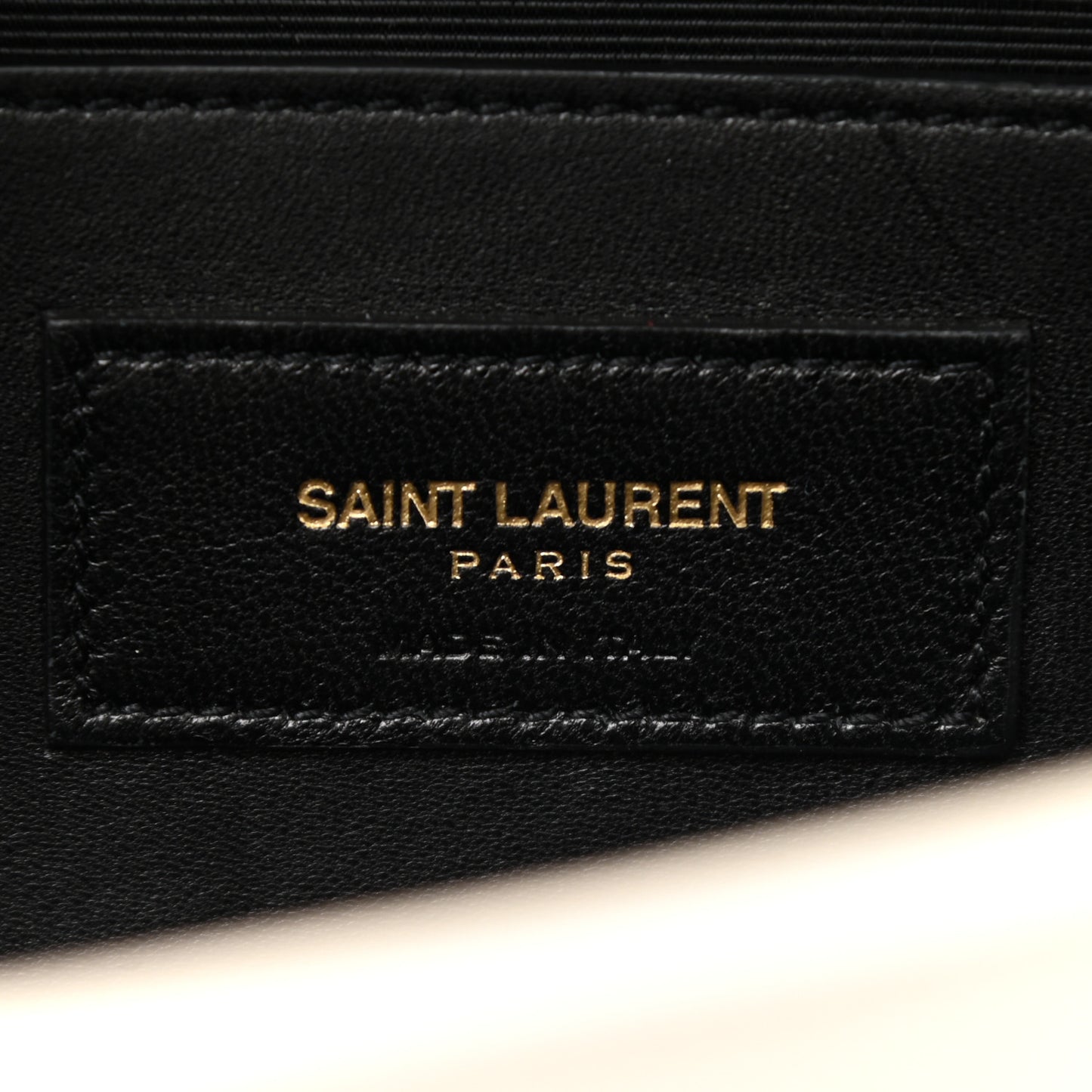 Grain De Poudre Classic Monogram Cassandre Clutch Dove White