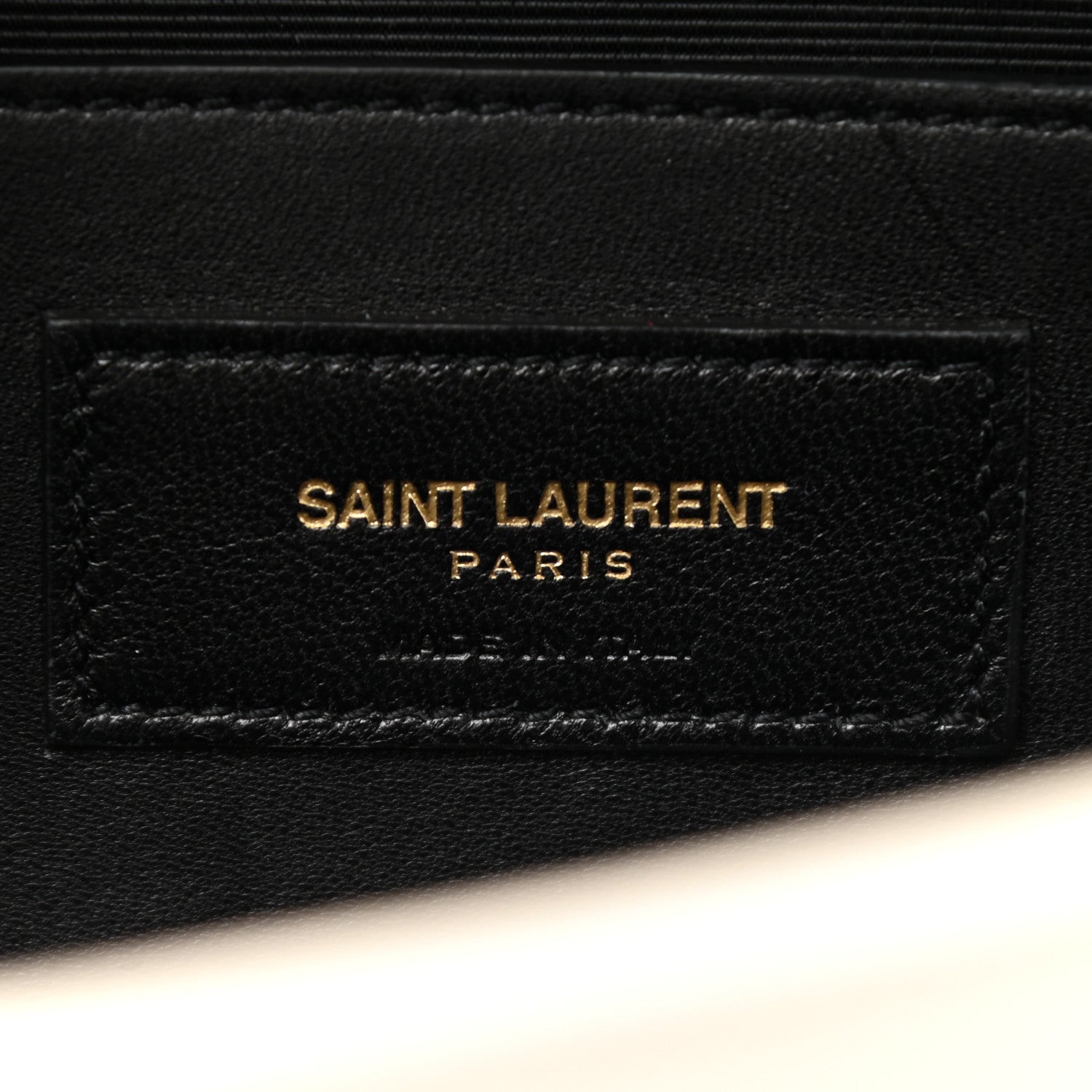 Saint Laurent Grain De Poudre Classic Monogram Cassandre Clutch Dove White 5 of 10