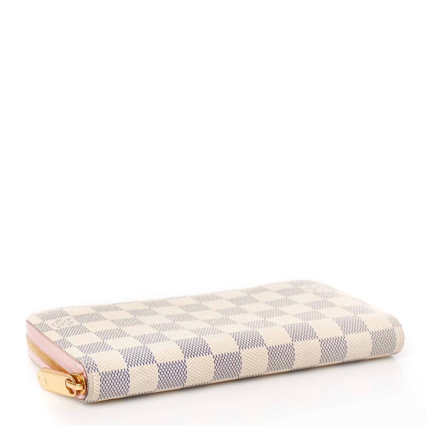 Damier Azur Zippy Wallet Rose Ballerine