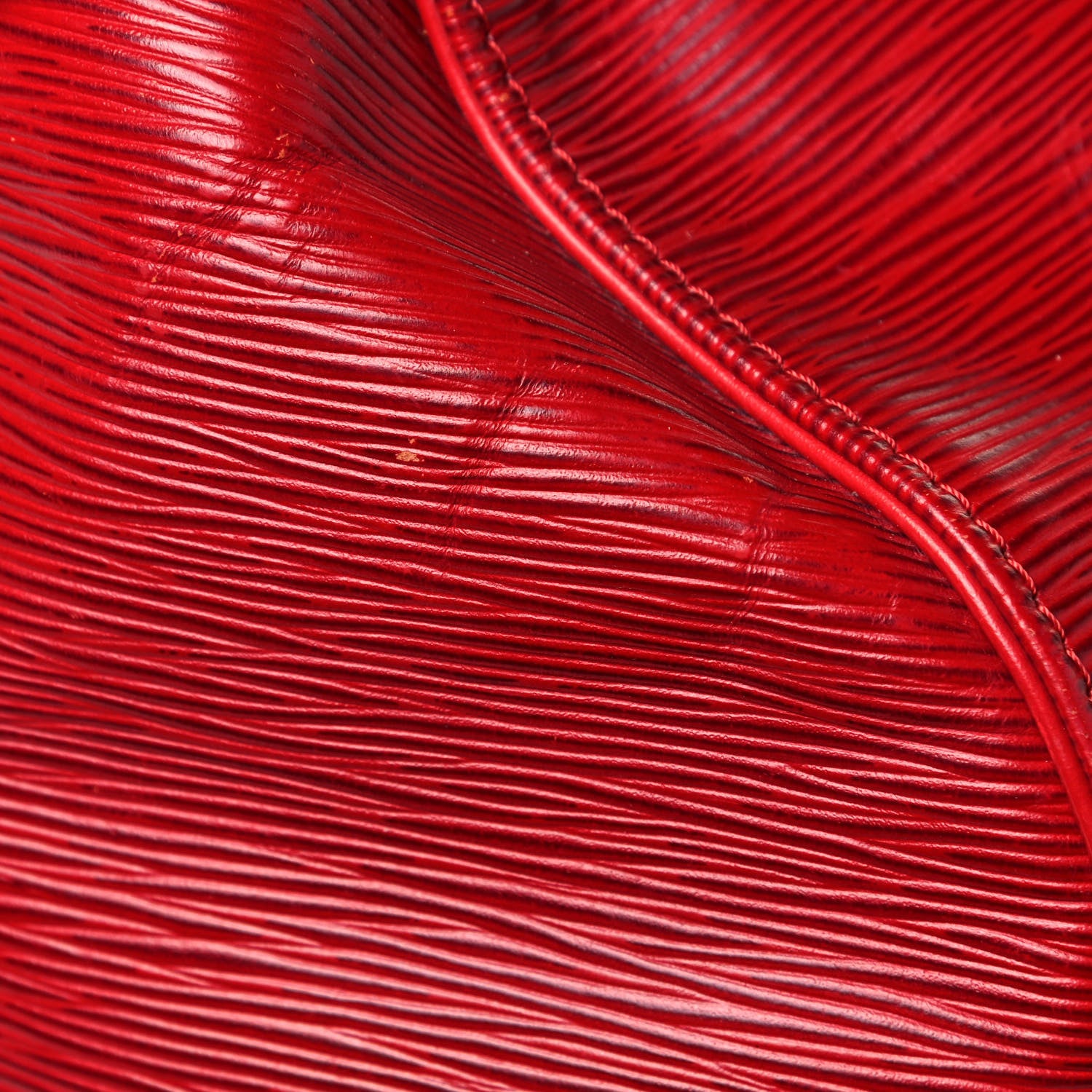 Louis Vuitton Epi Keepall 55 Castillan Red 27 of 32