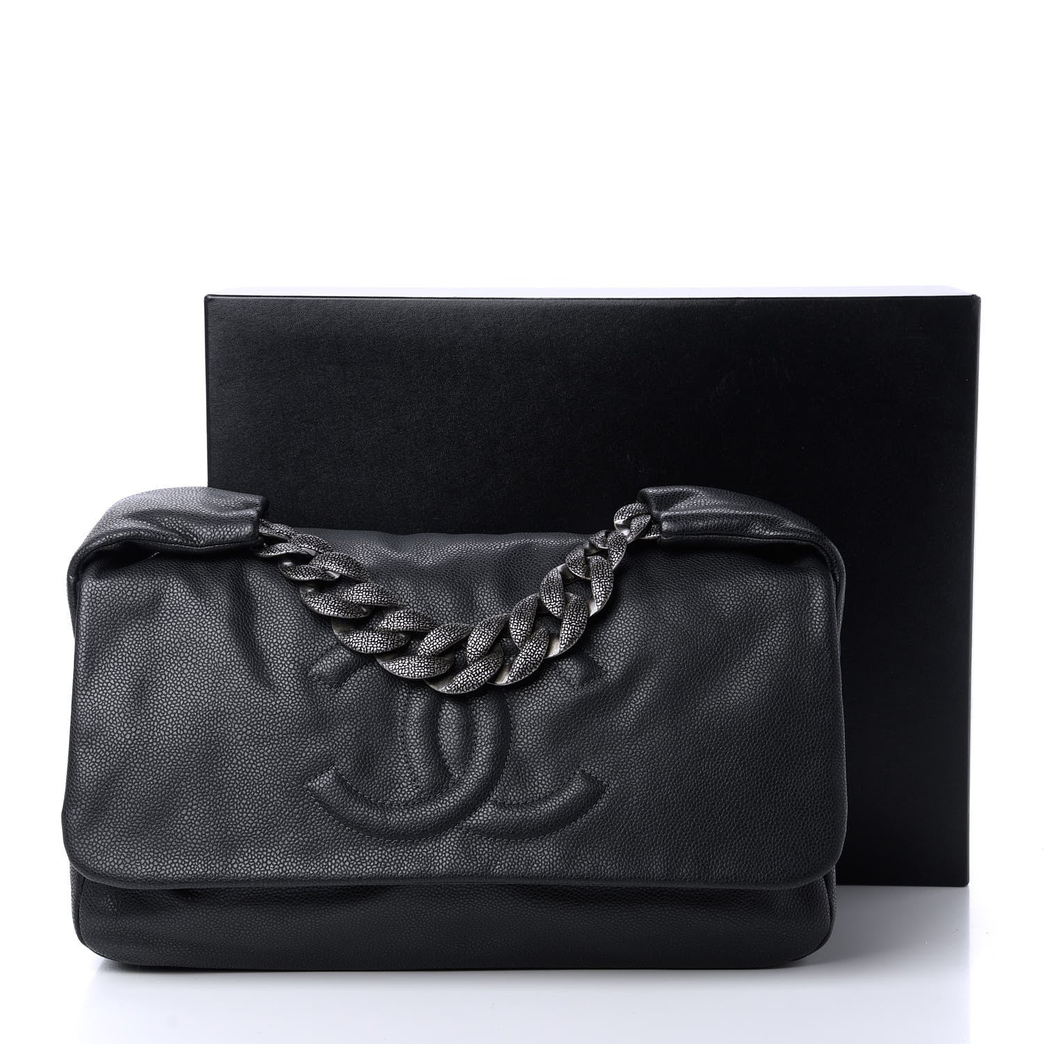 Chanel Caviar 31 Flap Shoulder Bag Black 11 of 11