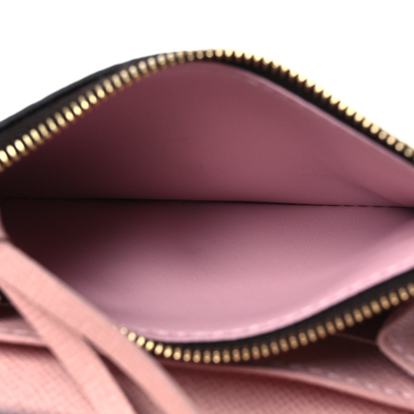 Damier Ebene Rosalie Coin Purse Rose Ballerine