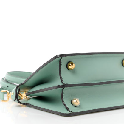 Fendi Shiny Nappa Petite Peekaboo I SEE U Satchel Menta 11 of 12