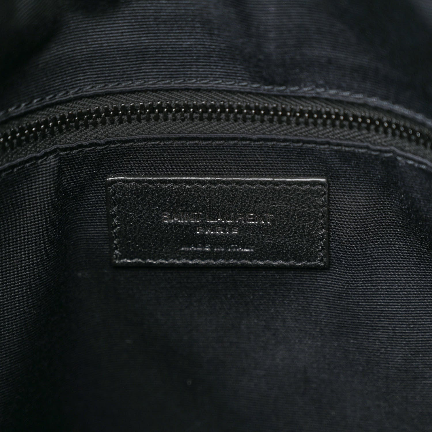 Saint Laurent Calfskin Crocodile Embossed Monogram Medium Niki Shopping Bag Black 6 of 9