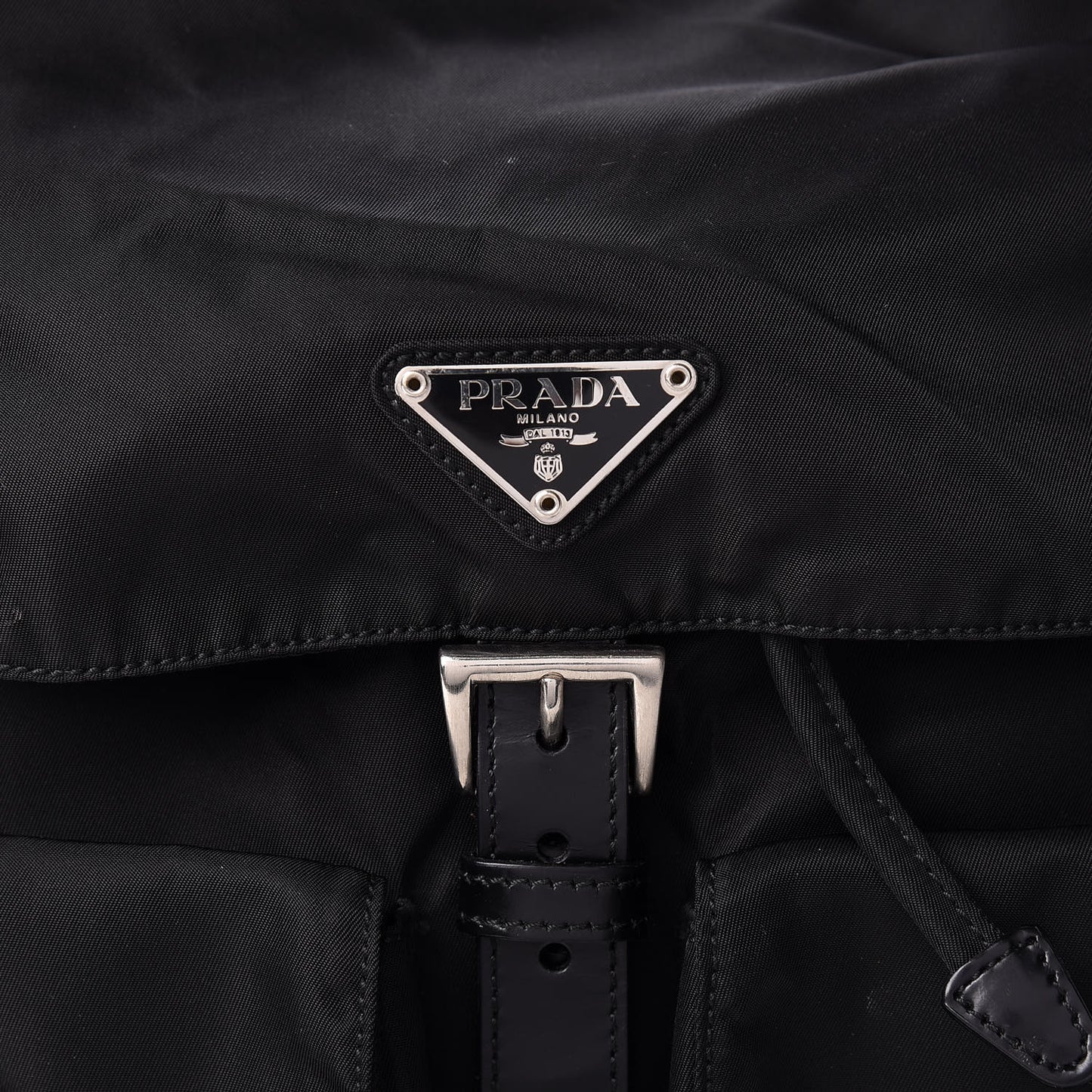 Nylon Vela Medium Backpack Black