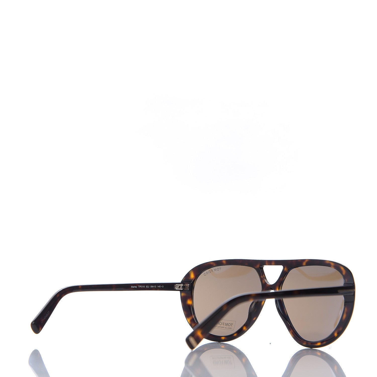 Tom Ford Marley Aviator Sunglasses TF510 Havana 4 of 8
