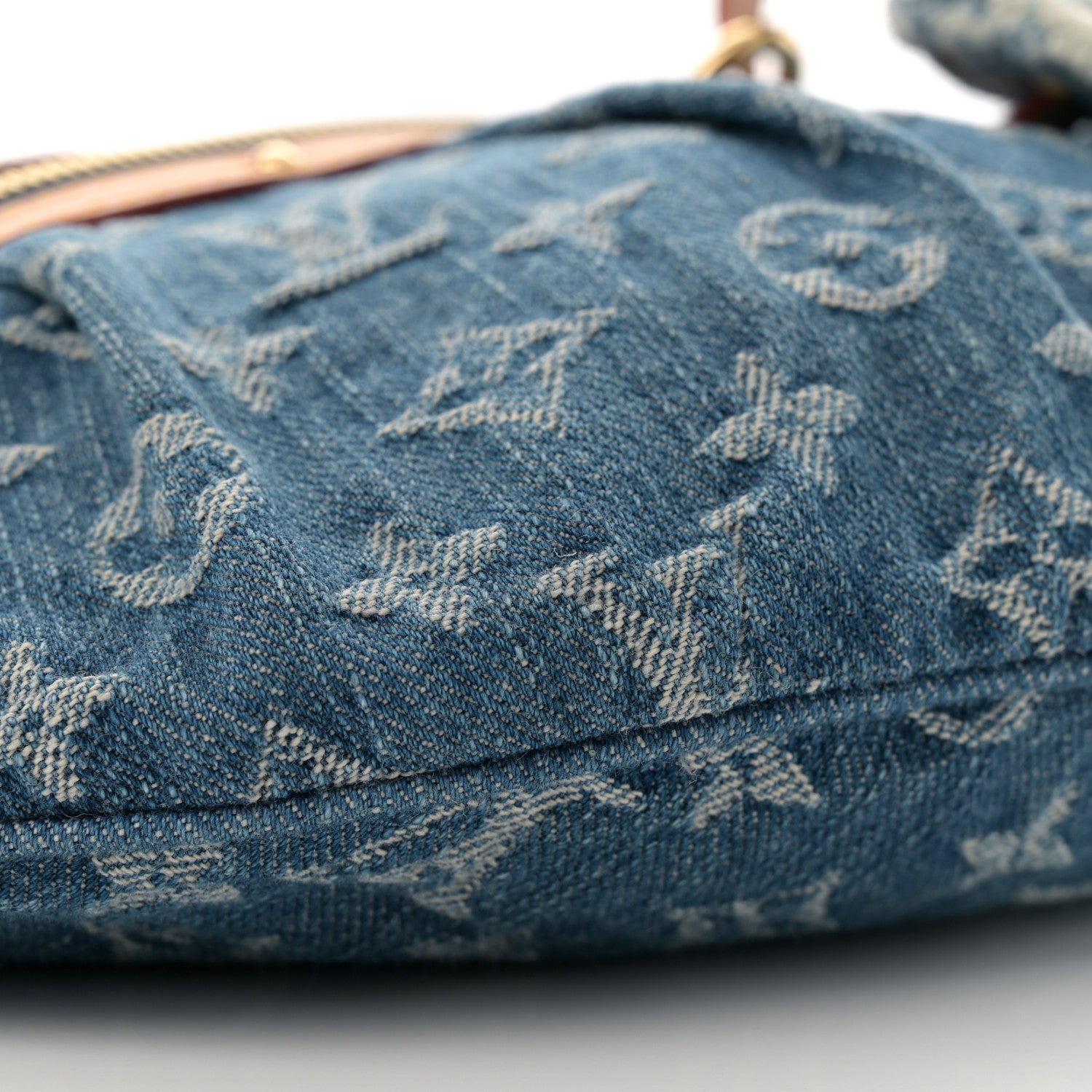 Louis Vuitton Monogram Denim High Rise Bumbag Blue 8 of 9